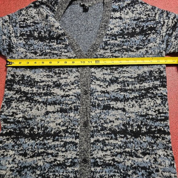 Athleta Westlake Textured Button Cardigan Sz M Merino Blend Preppy Quiet Luxury - Picture 9 of 10